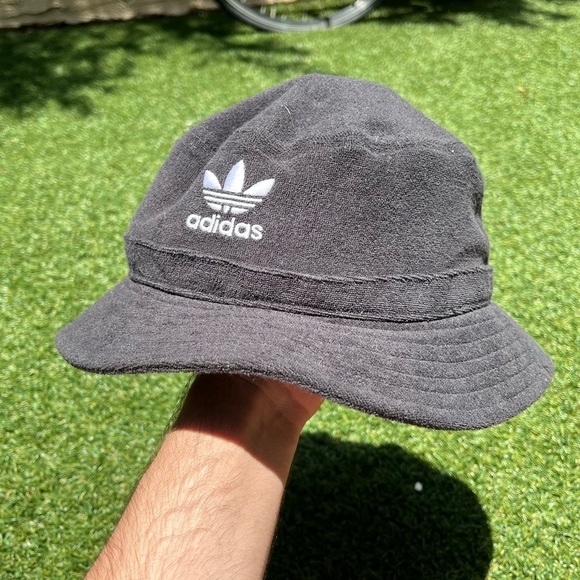 adidas Charcoal Gray Bucket Hat - Picture 2 of 4